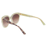 ドルチェアンドガッバーナ レオパード サングラス DG 4259 グリーン ブラウン プラスチック レディース DOLCE&GABBANA 【中古】